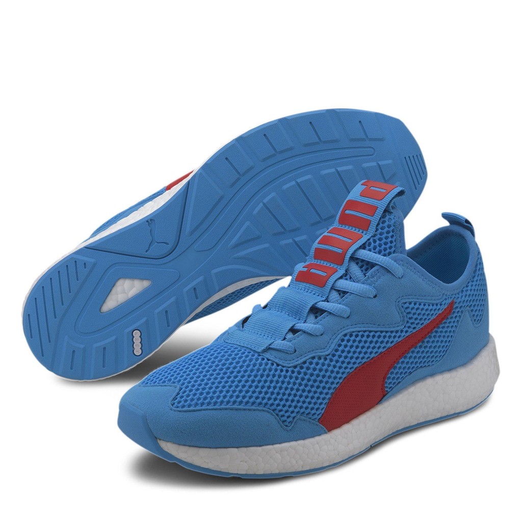 Puma Mens NRGY Neko Skim Mens Running Shoes Nrgy Blue Red Sports Direct Shopee Malaysia