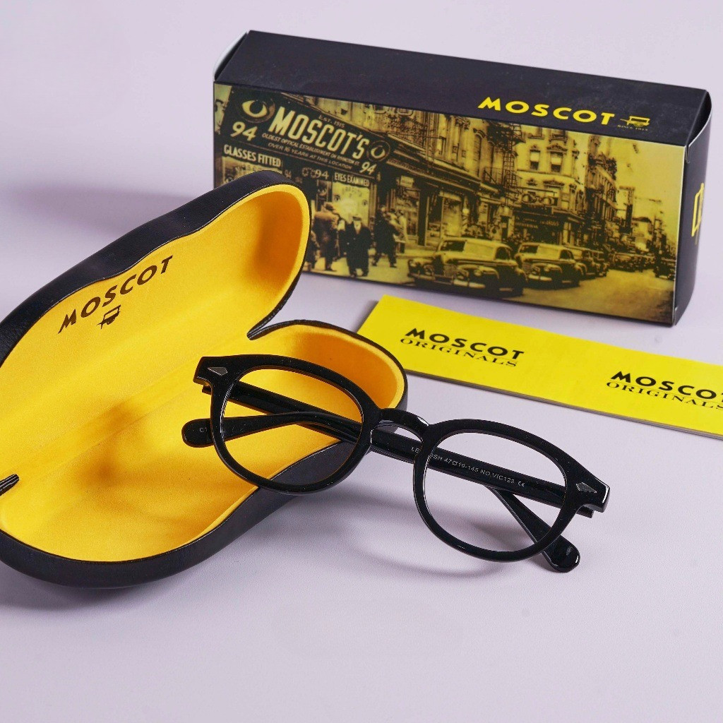 Moscot LEMTOSH Custom Eyeglass Frames with Minus Cylinder Lenses and ...