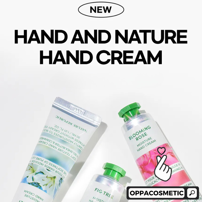 Nature Republic Hand & Nature Hand Cream (30ml) – 4 Variants | Shopee ...