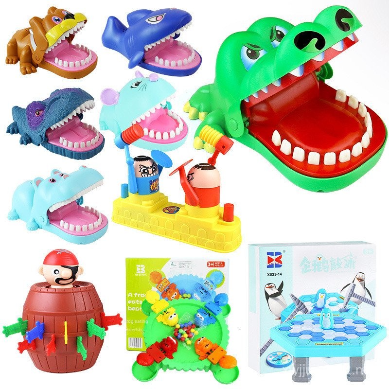 Sg Large Size Crocodile Bite Finger Toy Shark Tooth Extraction Parent ...