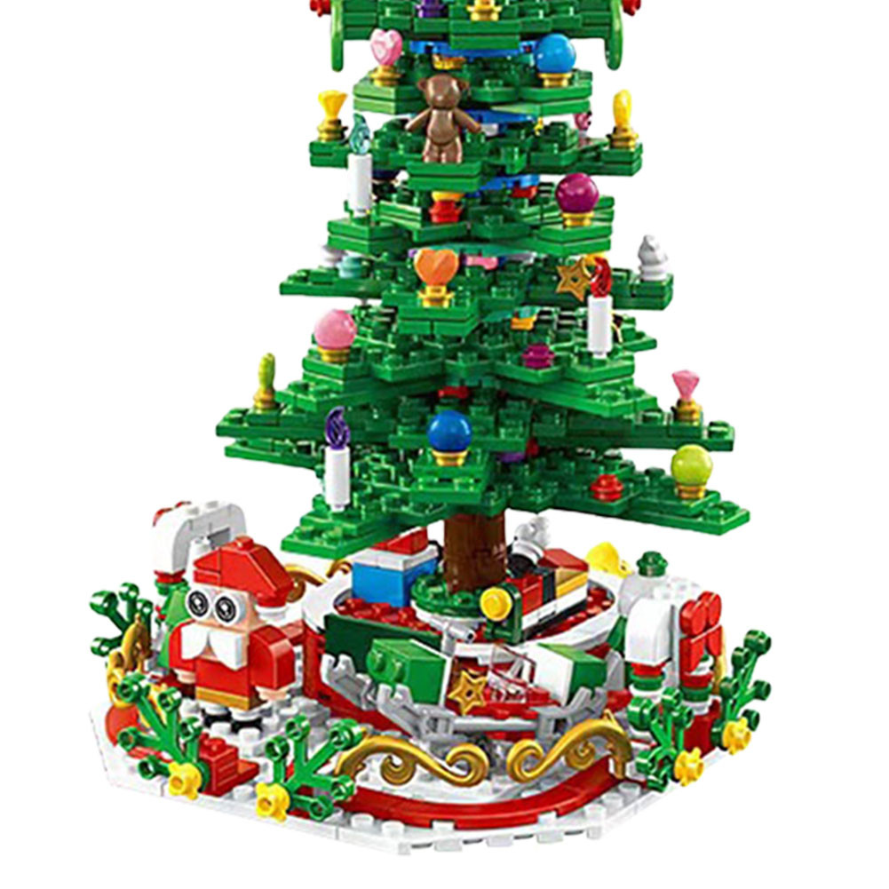 2024 Advent Calendar Christmas Tree Building Block Set with LED String