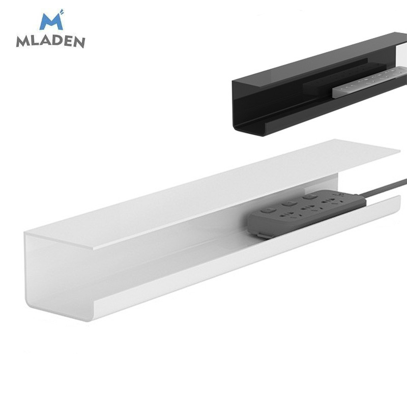 MLADEN 55CM Cable Management Tray Under Desk Cable Wire Organizer Rack ...