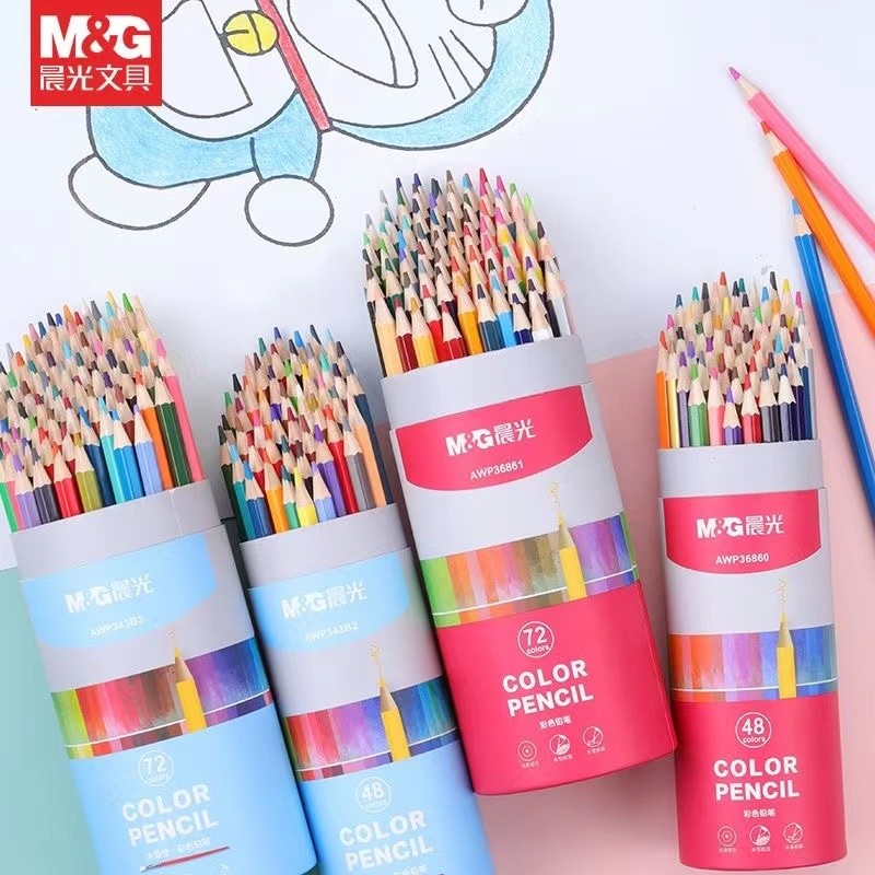 Chenguang Color Lead Oily Color Pencil, 12/24/36/48 Colors Water ...