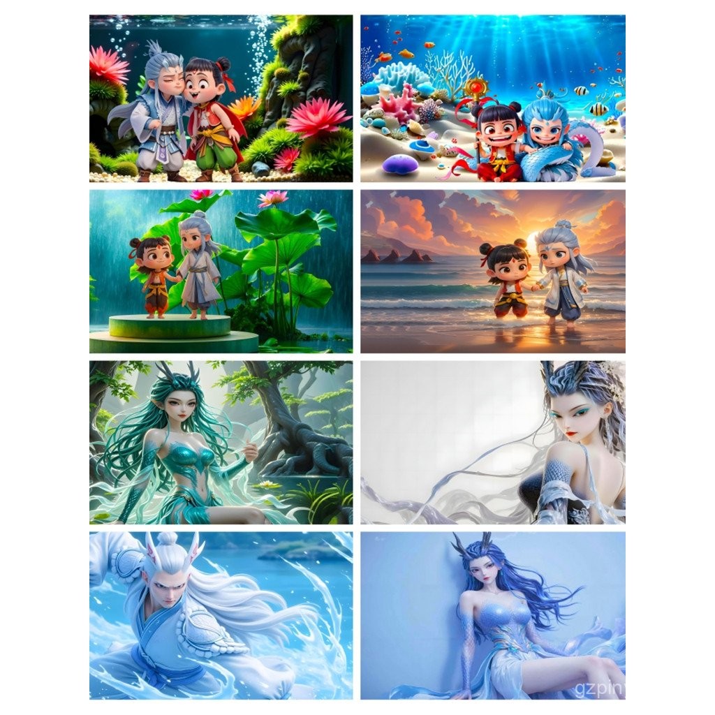 New Fish Tank Background Paper Background Painting HD Waterproof 3D ...