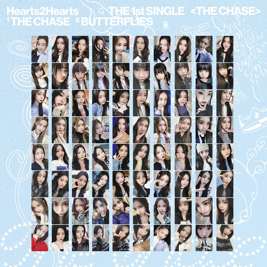 Kpop Hearts2hearts Debut Album The Chase Album Special Card Small Card