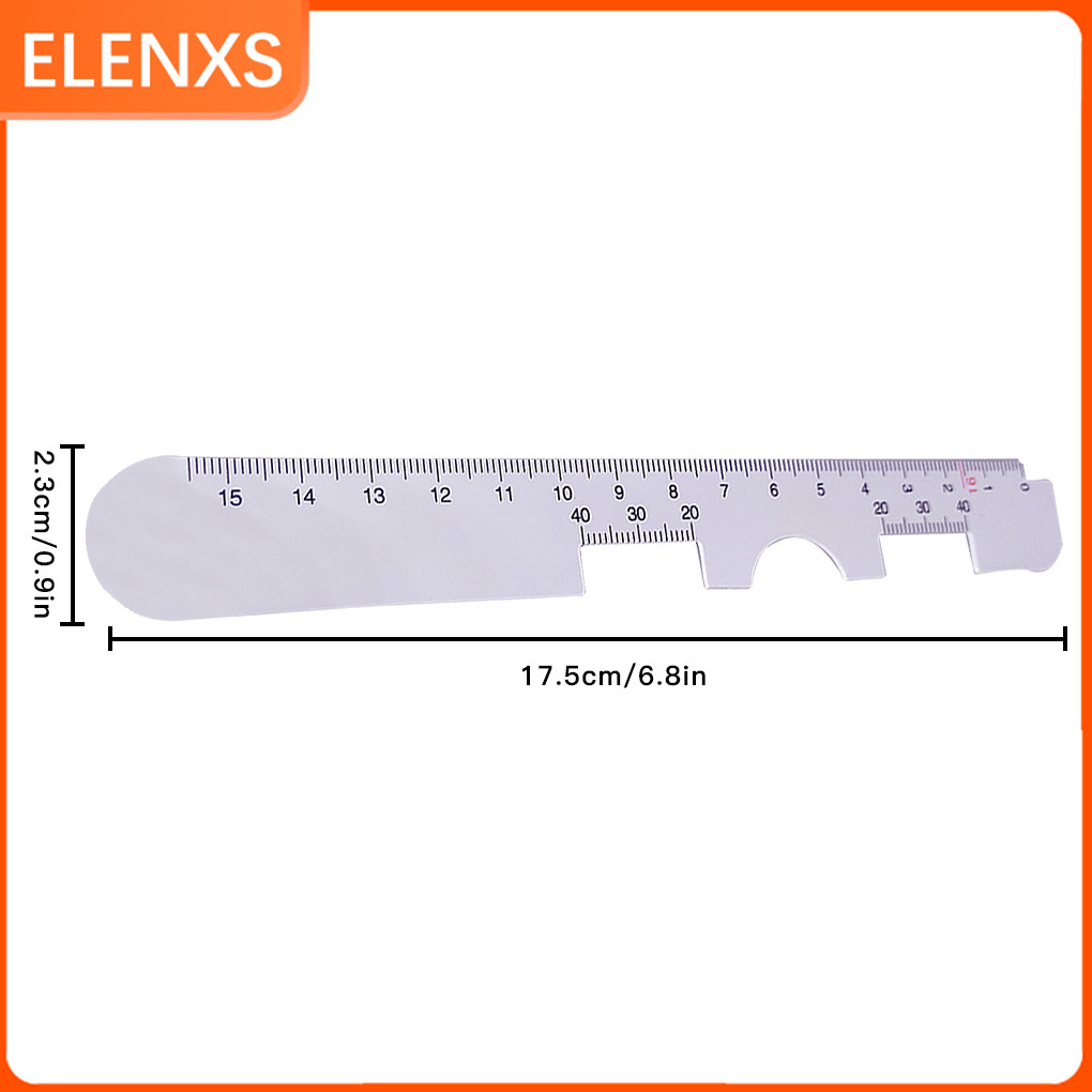 Pupillary Distance Ruler PD Meter Eye Optical Ruler Tool Edge Straight ...