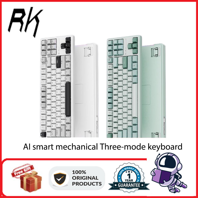 RK R87Pro AI smart mechanical Three-mode keyboard, wireless laptop ...