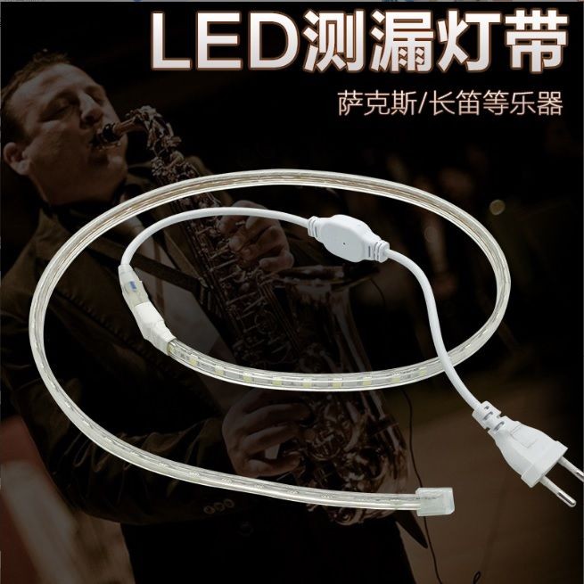Lumière LED Détection Fuites Saxophone & Flûte – Bande 50 Cm + Câble USB 1,5 M – Outil Réparation Instruments à Vent Pro
