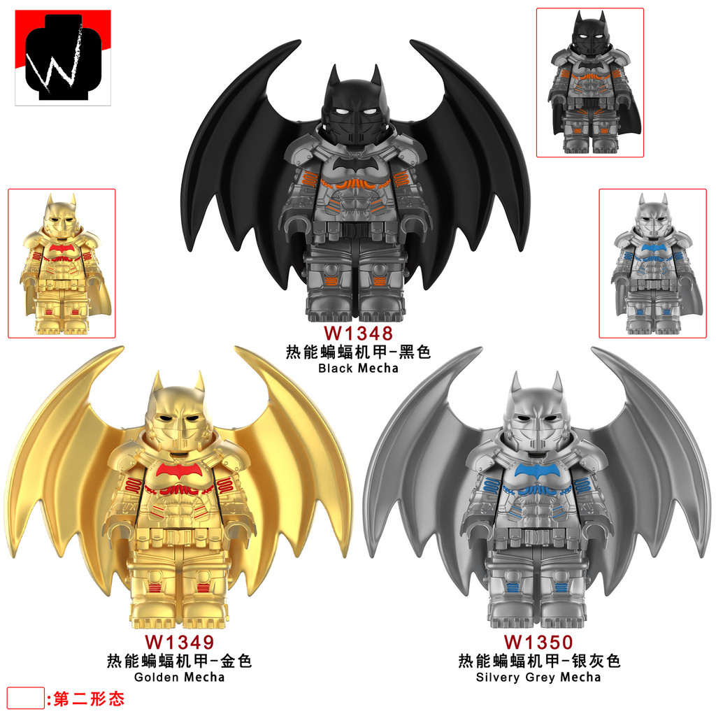 Superhero Doll DC Batman Pixel World Building Block Doll Educational ...