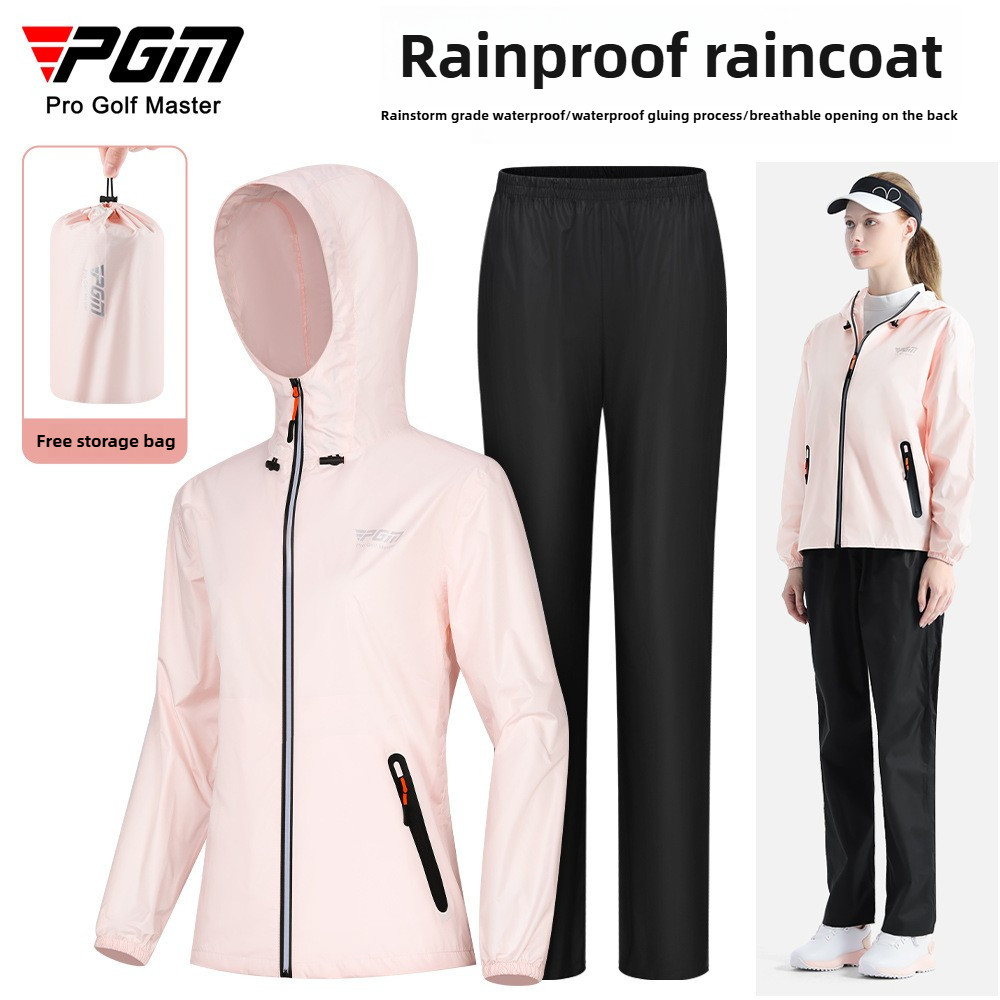 PGM Waterproof Full Body Golf Rainwear Jacket & Pants Set YF690 ...