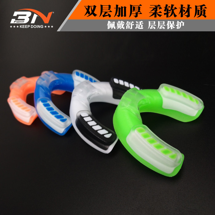 Bn Professional Boxing Mouthguard Sanda Muay Thai Free Fight Karate MMA