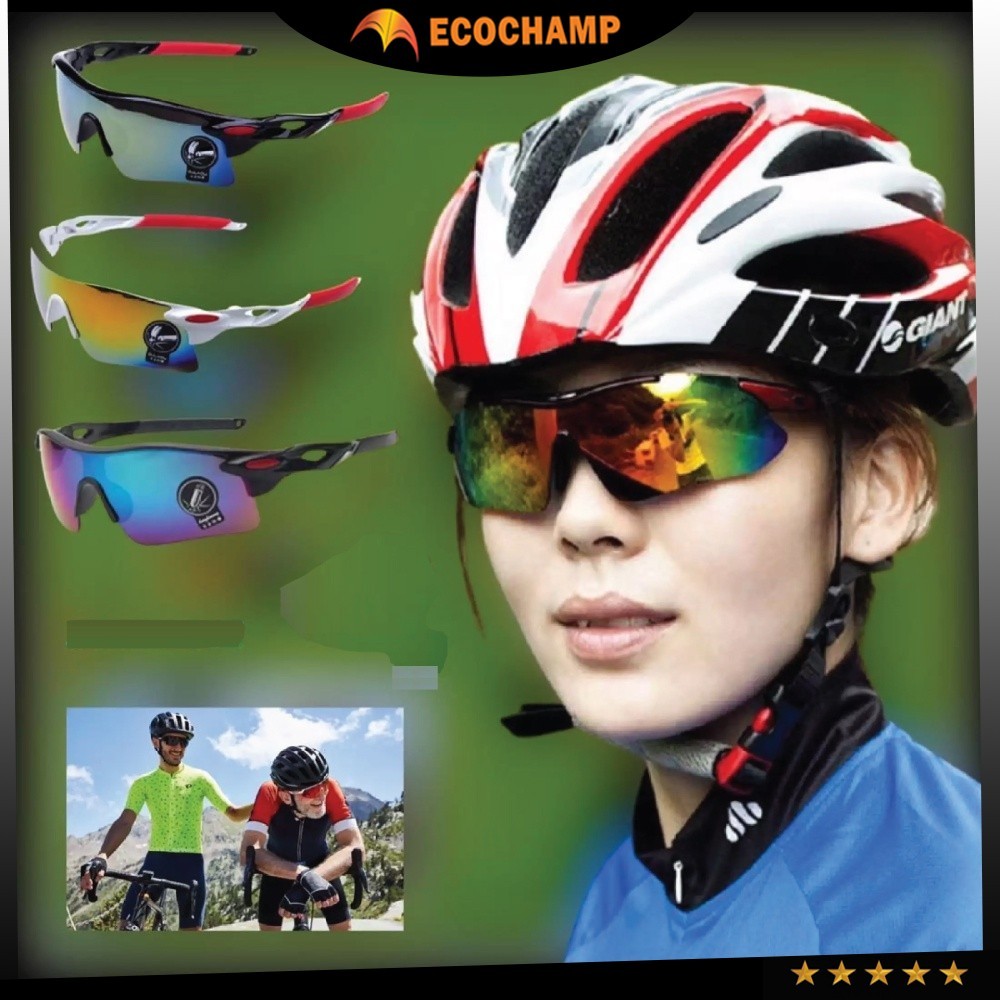 Outdoor Sports Cycling Goggles Bicycle Driving Fishing Running UV400 Sunglasses cermin mata berbasikal Shopee Malaysia