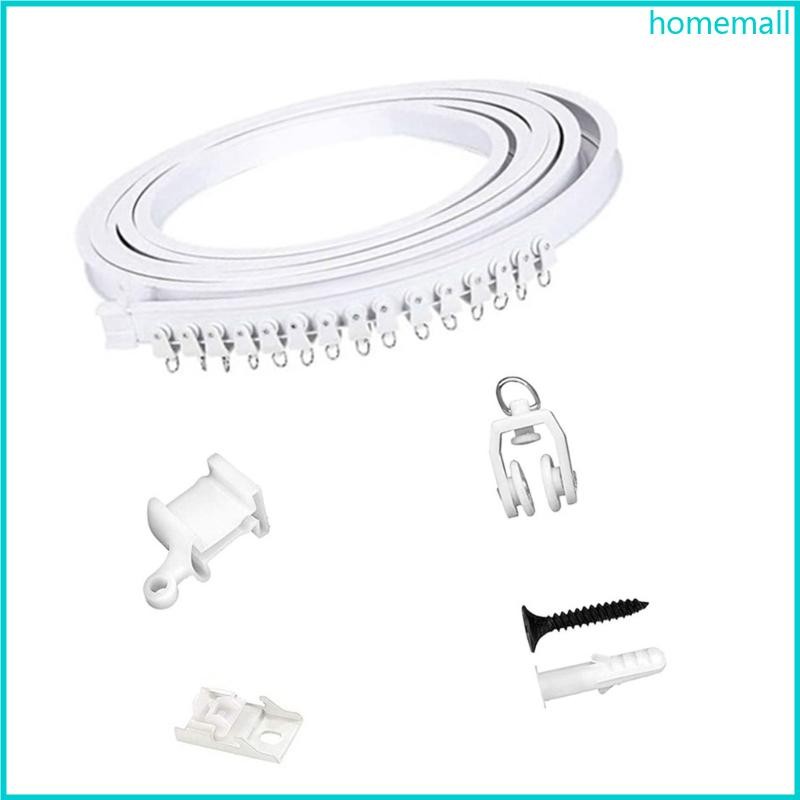 HO Easy Glides Ceiling Curtain Track Kits 3Meter White Curtain Rails ...