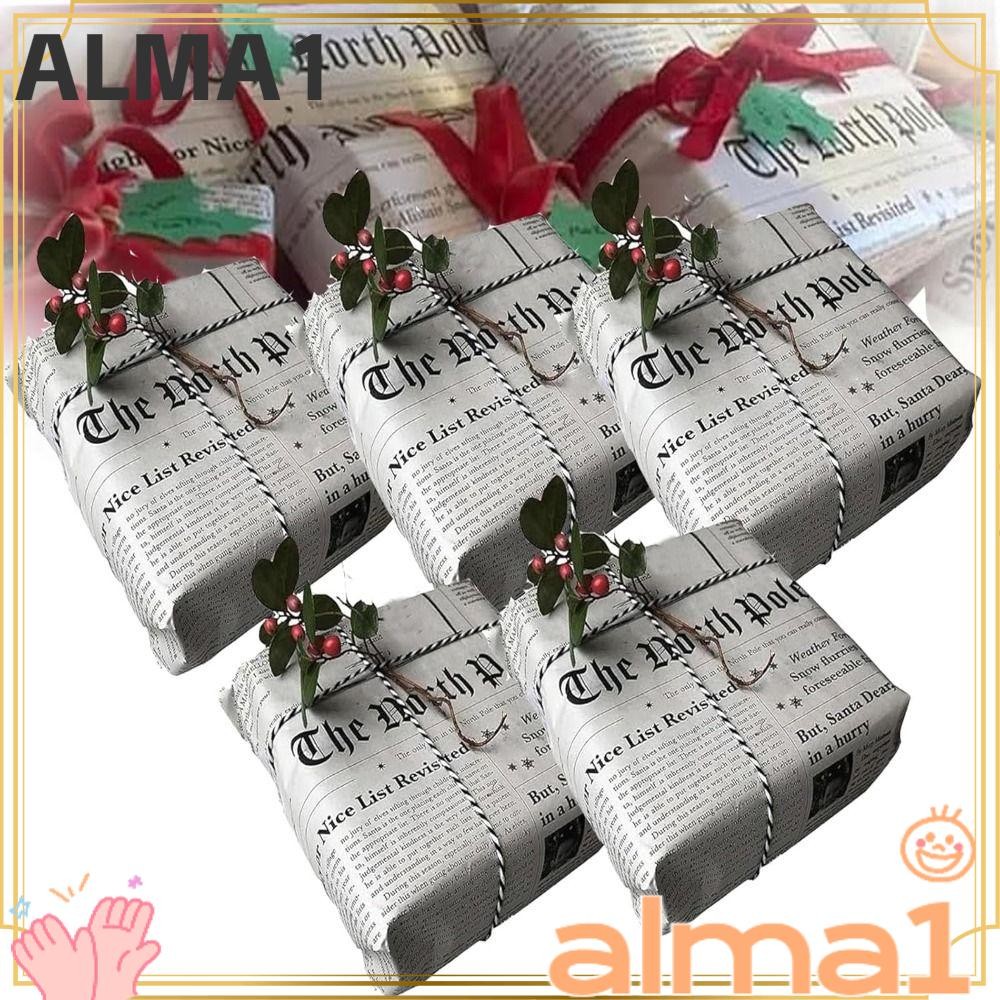 ALA Newspaper Christmas Wrapping Paper, for DIY Christmas Paper Roll ...