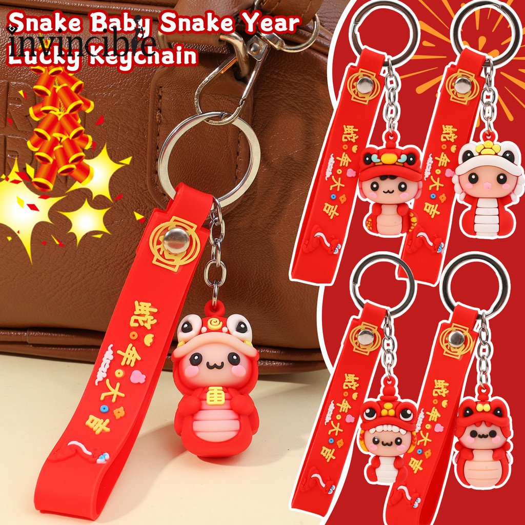 Chinese Zodiac SnakeLucky Pendant Keyring - Fashion Backpack Hanging ...
