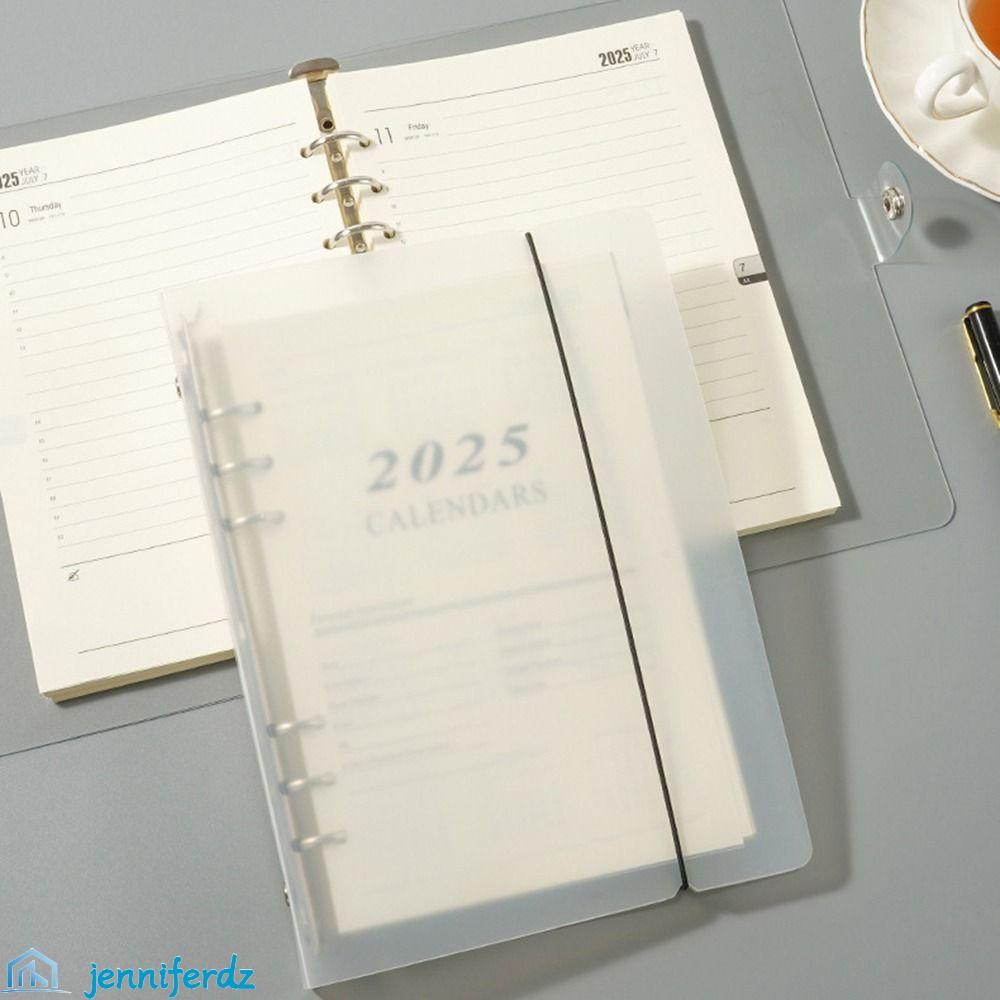 JENNIFERDZ Loose Leaf Notebook, Thick Paper 6 Ring Binder Covers Spiral ...
