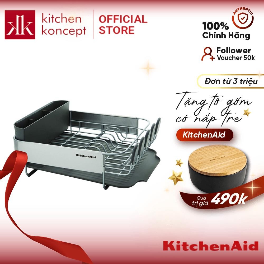 Kitchenaid - Wrap Compact Stainless Steel Dish Rack - Gray | Shopee ...