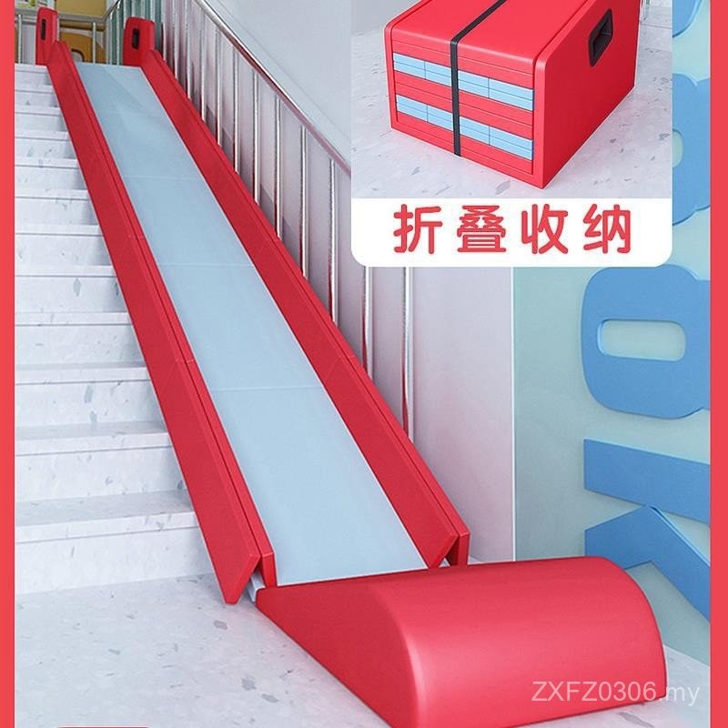 Indoor Folding Household Stairs Sliding Sense Integration Early ...