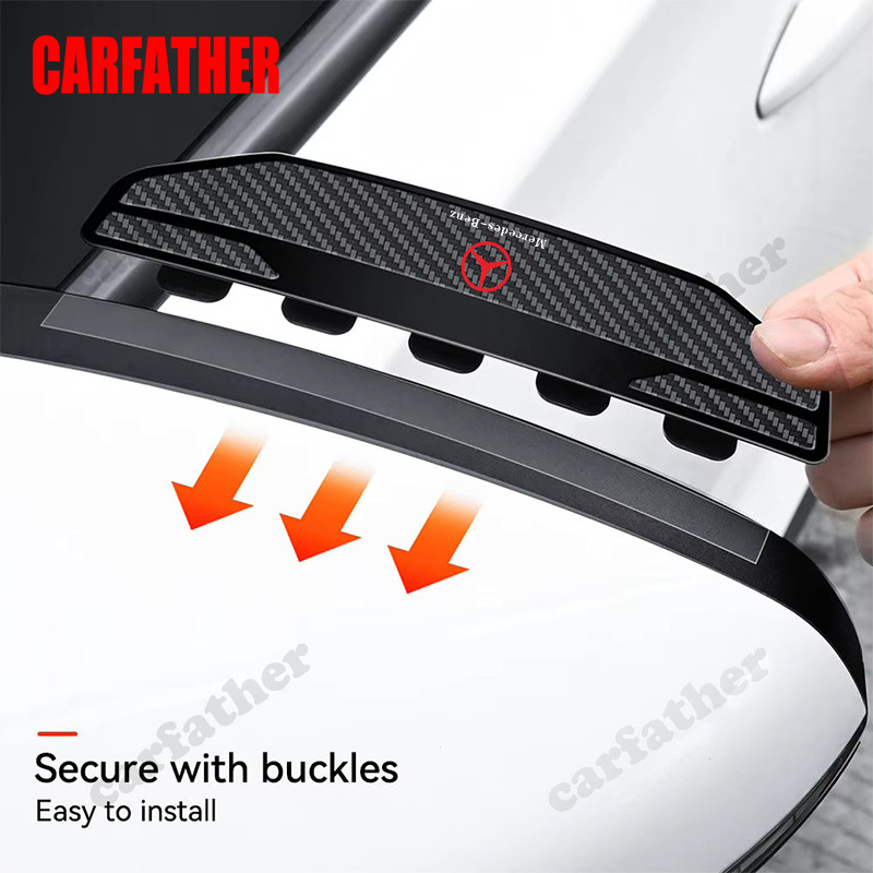 Carbon Fiber Side Mirror Cover For Mercedes-Benz W212 W204 (2011-2018) – Left & Right, Painted Finish