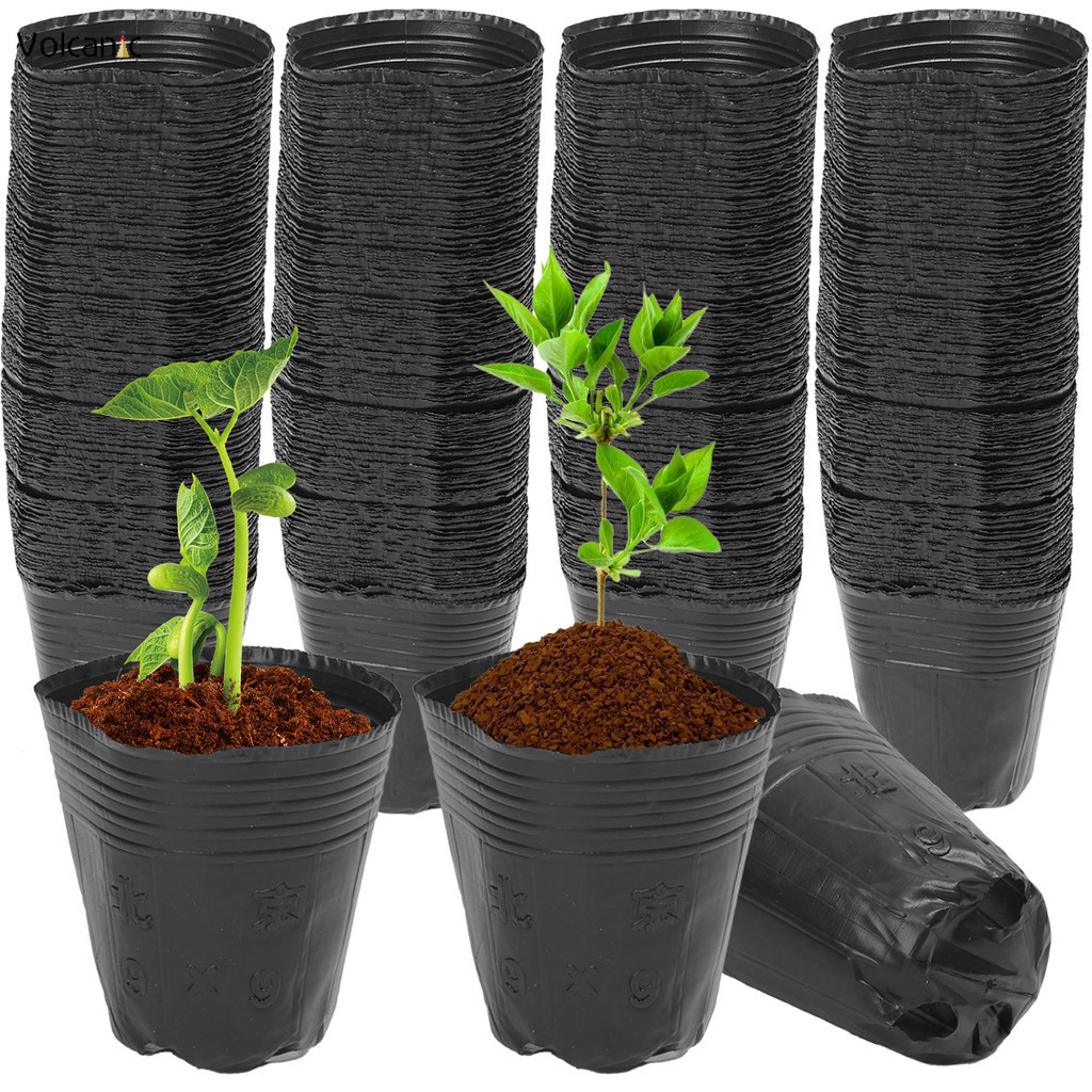 50Pcs/Set Plant Propagation Pots Plastic Seedling Cup Flower Vegetable ...