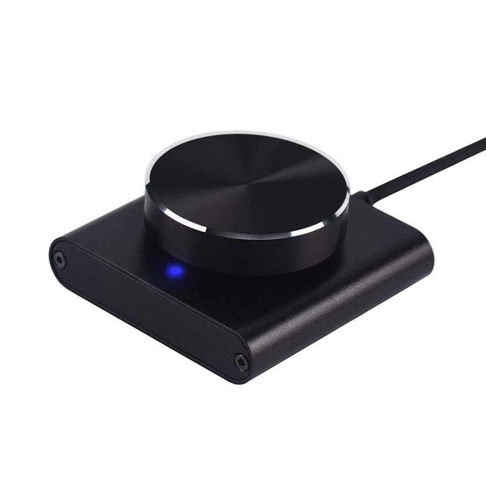 USB Volume Control Knob Multimedia Controller 2 Modes External Audio ...