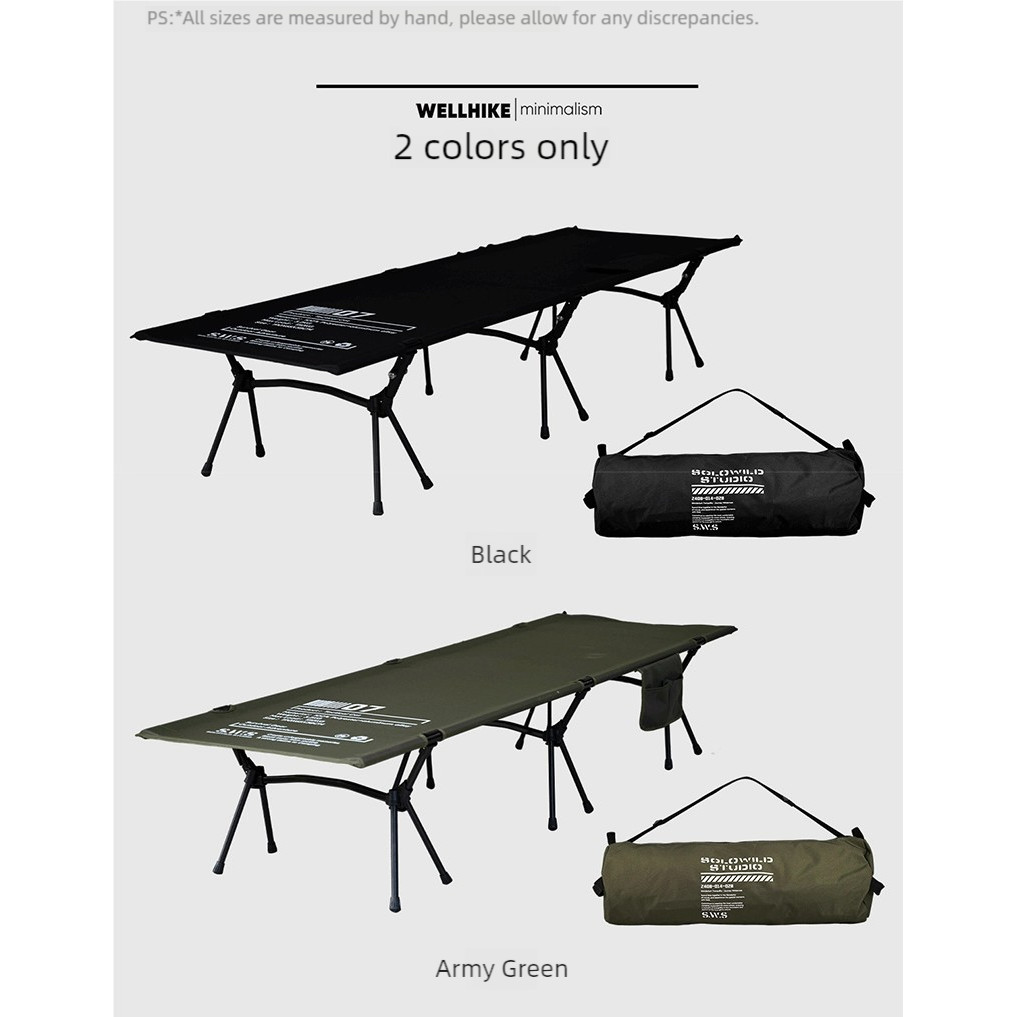 WELLHIKE CAMPING TACTICAL COT OUTDOOR FOLDING ULTRA-LIGHT PORTABLE ...