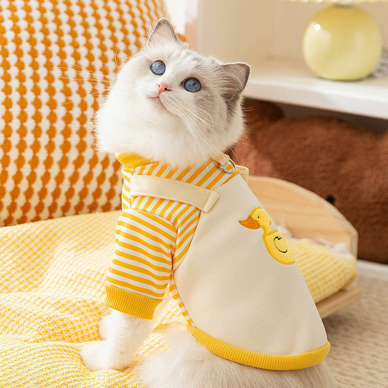 Cat Clothes Pet Spring and Autumn Little Kitten Cat Muppet British