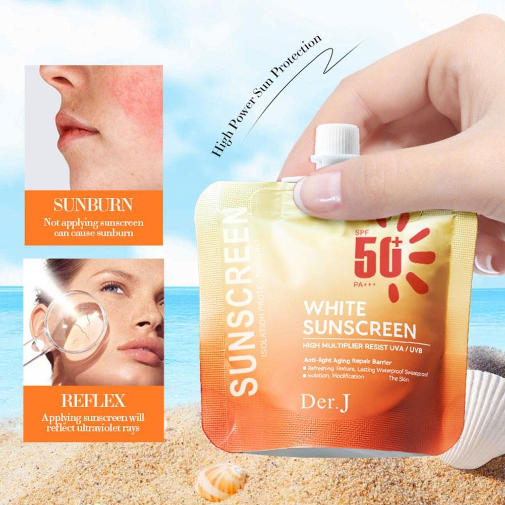 Facial Body Sunscreen Ultra Spf50+ Uv Isolation Long Sun Sunblock Last Control Anti Cream Oil