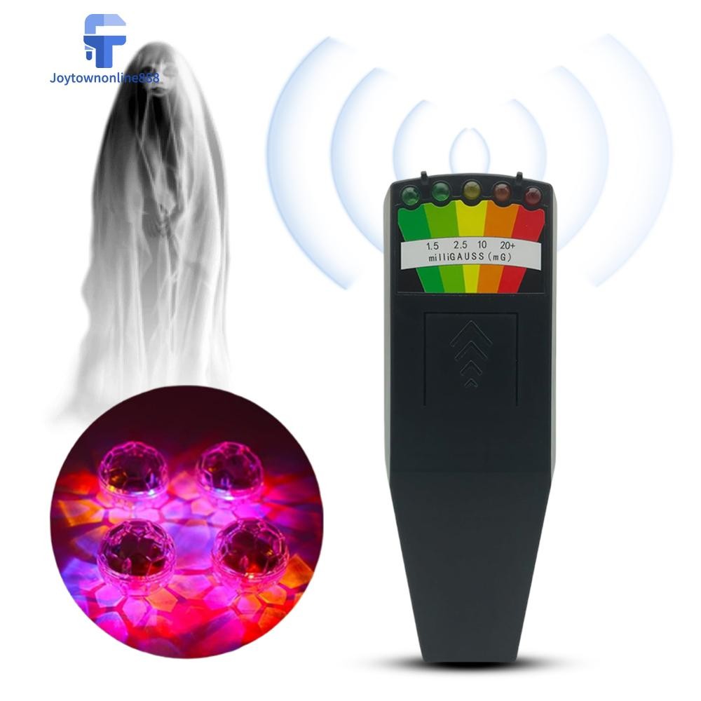5 LED EMF Meter with 4 Motion Light Up Cat Balls Electric Magnetic ...