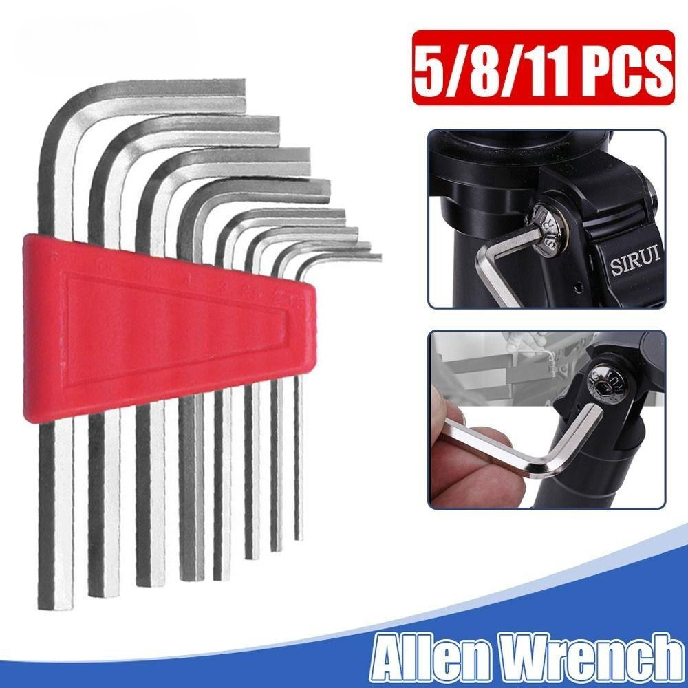 5/8/11 PCS Allen Wrench High Quality Easy To Carry Size Allen Key Inch ...
