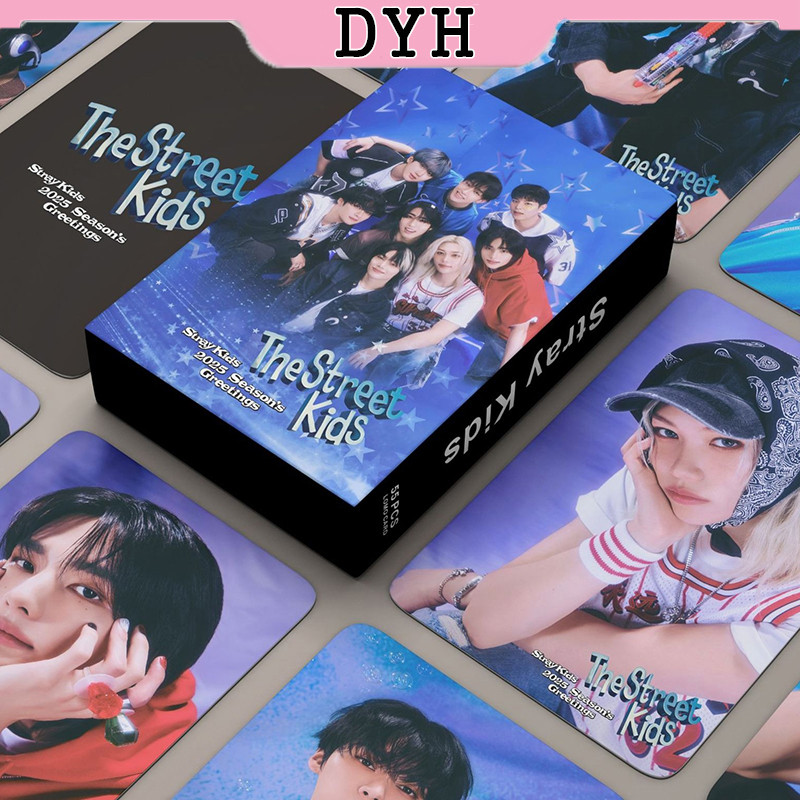 55 St Kpop Stray Kids Lomo-kort Rock STAR Nya Album Fotokort Straykids Foton Tryckkort Stray