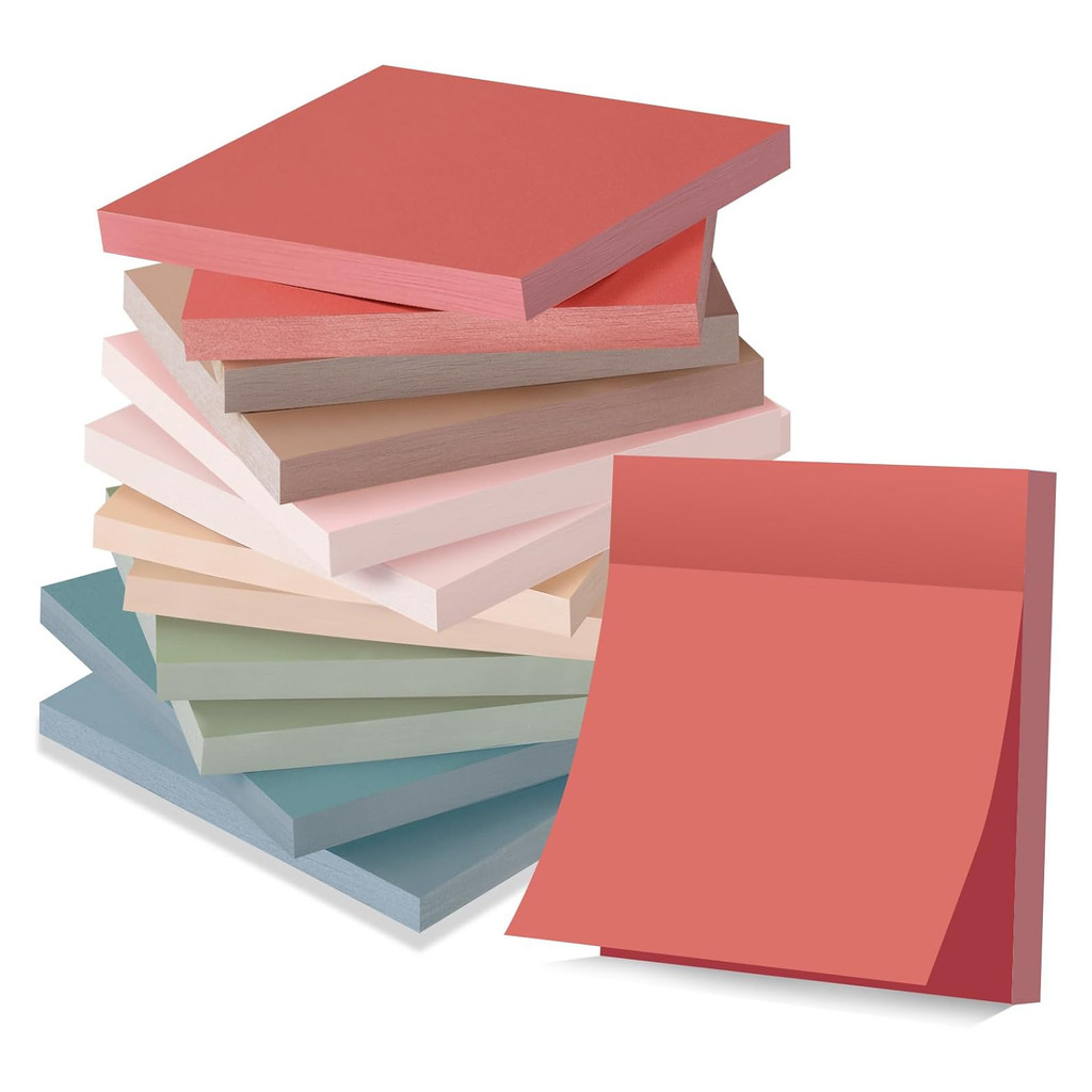 Ossayi 300 Sheet Sticky Notes Pads 3*3inch Flexible Tear Off Self ...