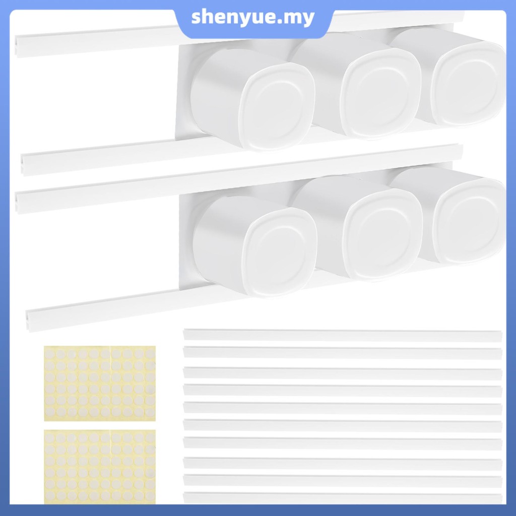 10 Pcs Fridge Yogurt Organizer with 120 Dot Adhesive Stickers PVC ...