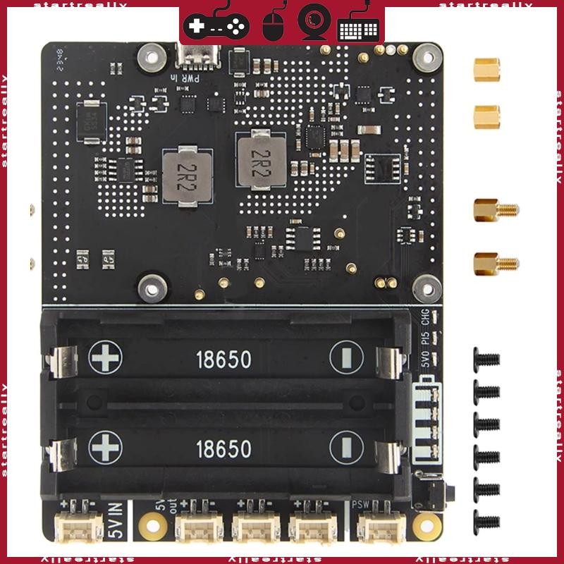STA X1201 UPS Power Supply Extension Module for RPi 5 with Fast ...