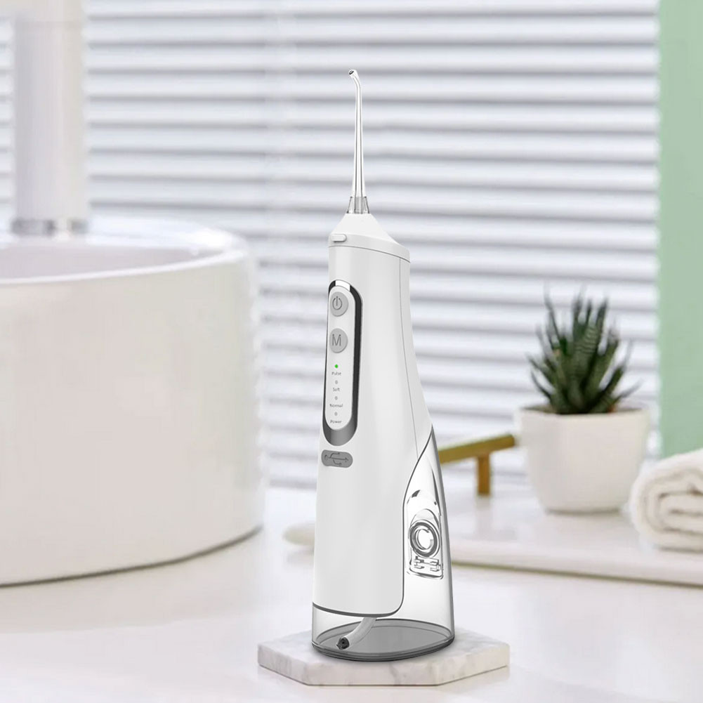Portable Dental Water Flosser USB Rechargeable with 4 Jet Tips Portable ...