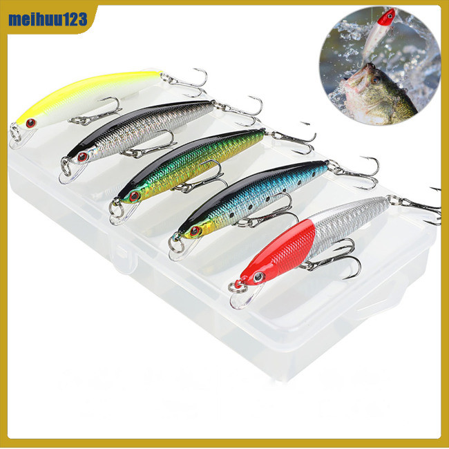 FNC Fishing Lures Set Lifelike Long-cast Luminous Fishing Bionic Bait ...