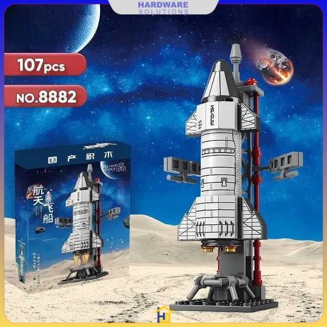 Aerospace Rocket 107 Blocks - 8882 | Shopee Malaysia