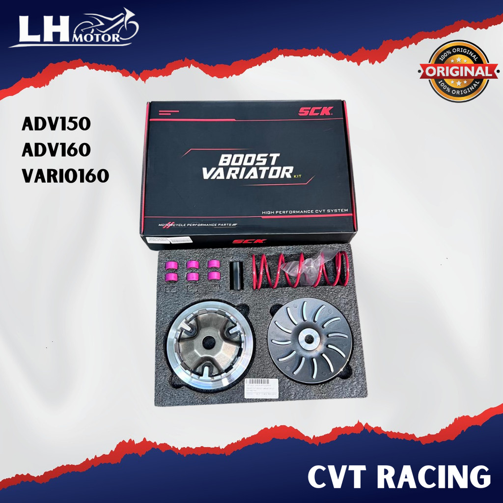CVT PULLEY KIT BOOST VARIATOR SCK RACING PULLY SET [ ROLLER + 1000RPM ...