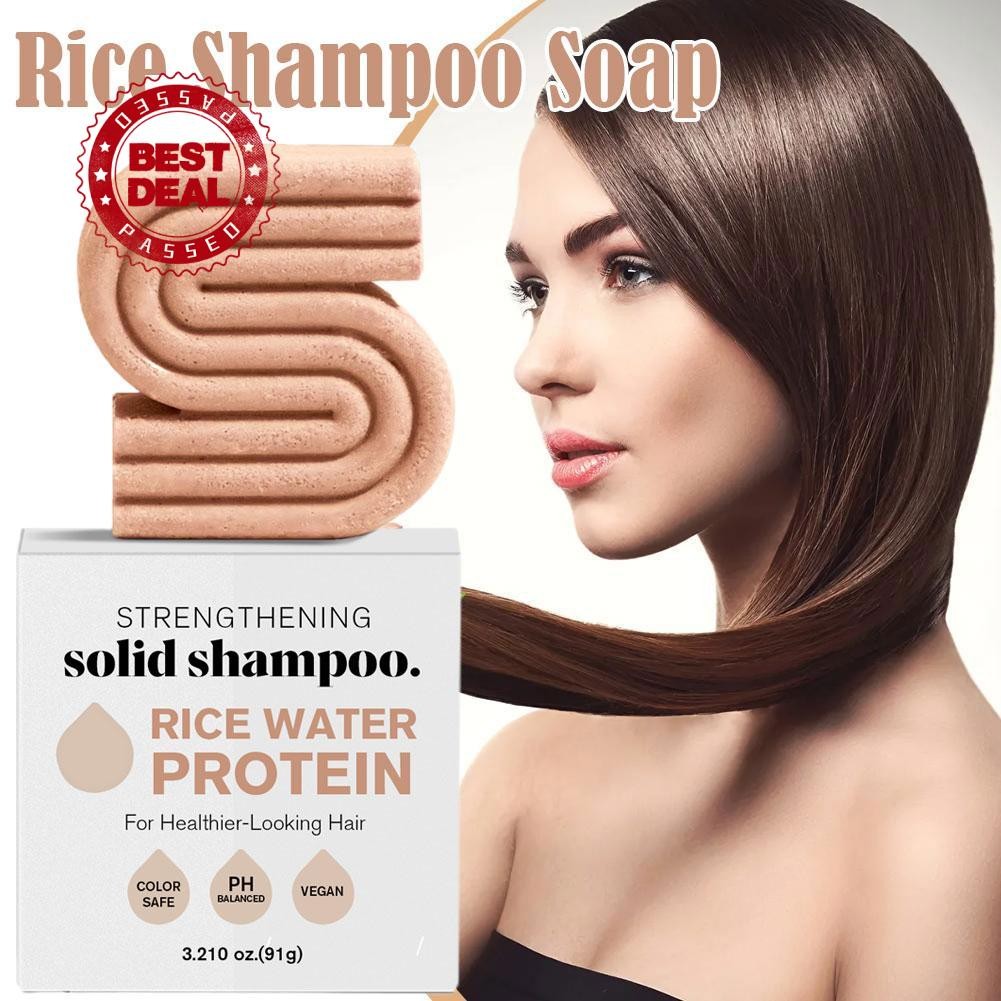 New Rice Water Protein Shampoo Soap Natural Organic Rice Water Soap ...