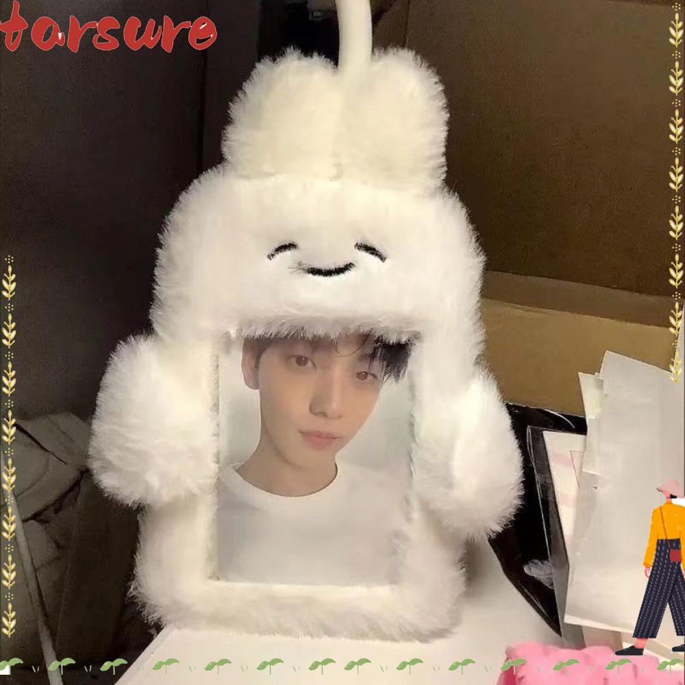 Kawaii Cartoon Tiger Rabbit Plush Photocard Holder Business Card Holder