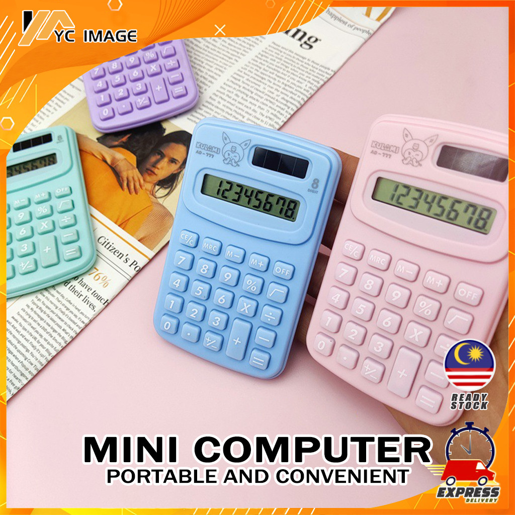 Mini Computer Student Children Stationery Office Color Calculator Cute ...