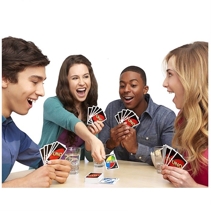 [Ready Stock] UNO Card Game Cards With Customizable Wild Card Poker ...