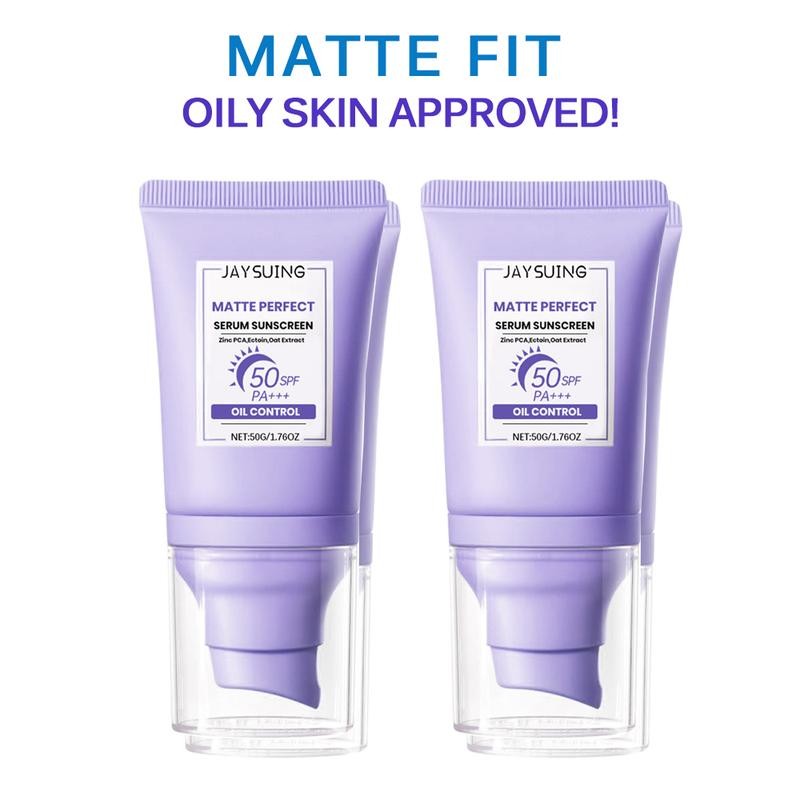 Serum Sunscreen, Matte Finish, SPF50, Light Texture, Double Oil Control ...