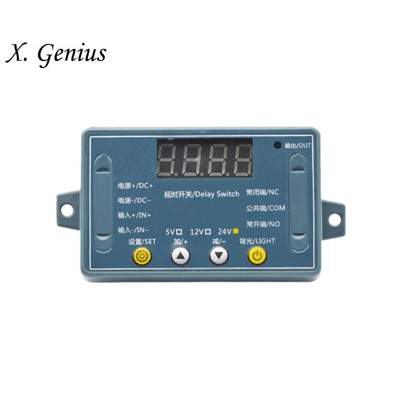 DC 24V 10A Adjustable Time Delay Relay Module 32 Modes LED Digital ...
