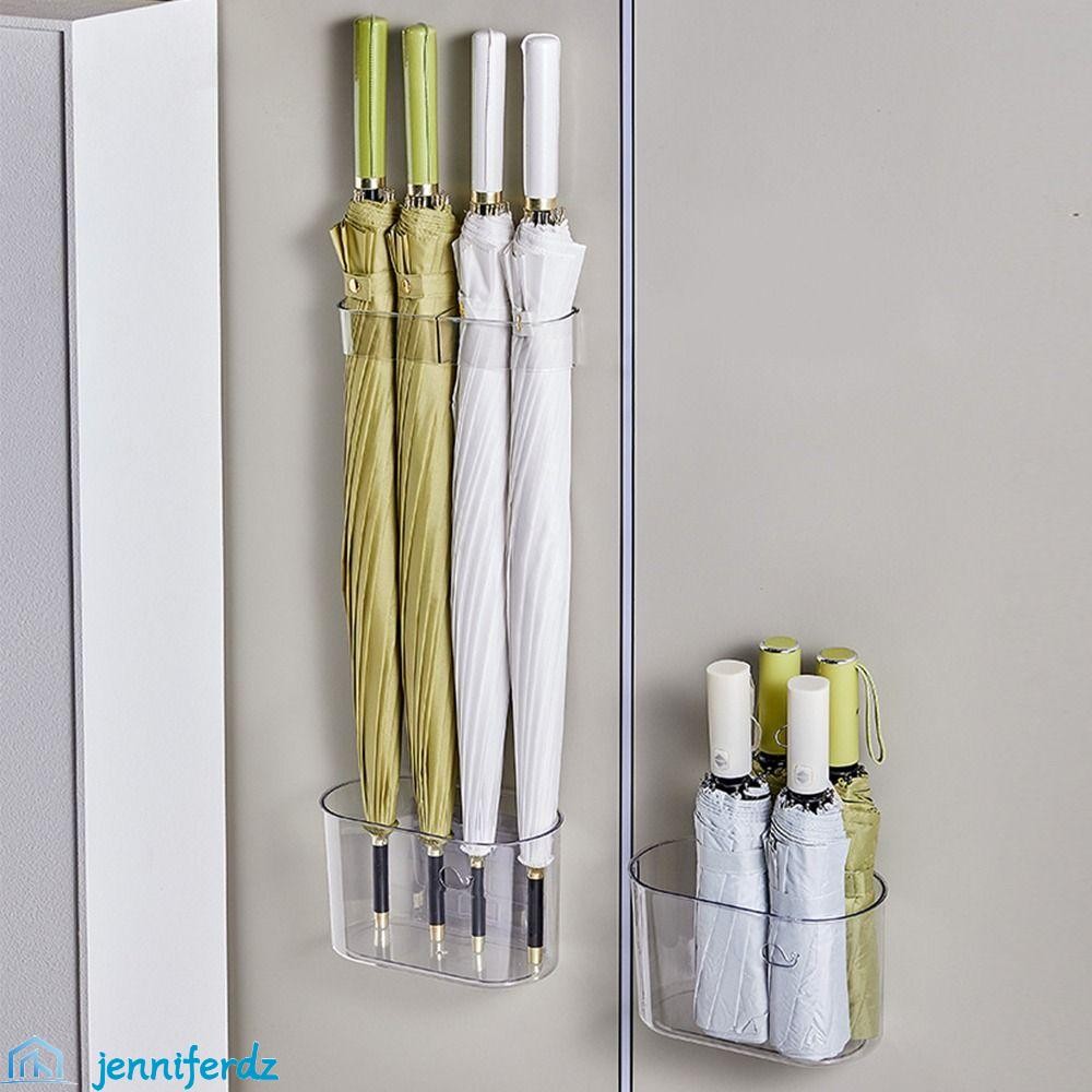 JENNIFERDZ Umbrella Stand Holder, Wall Mounted Transparent Umbrella ...