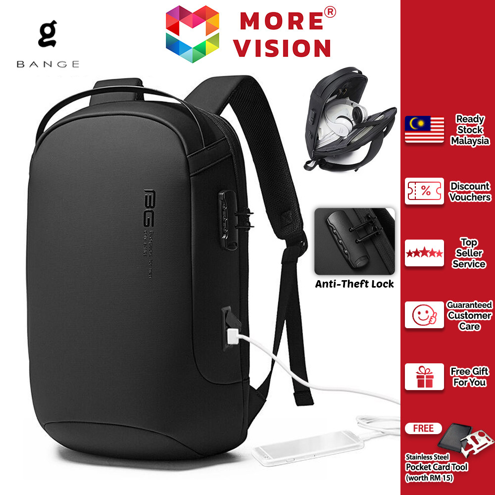BANGE Orient Laptop Backpack Anti-Theft Travel Bag Bagpack Premium ...