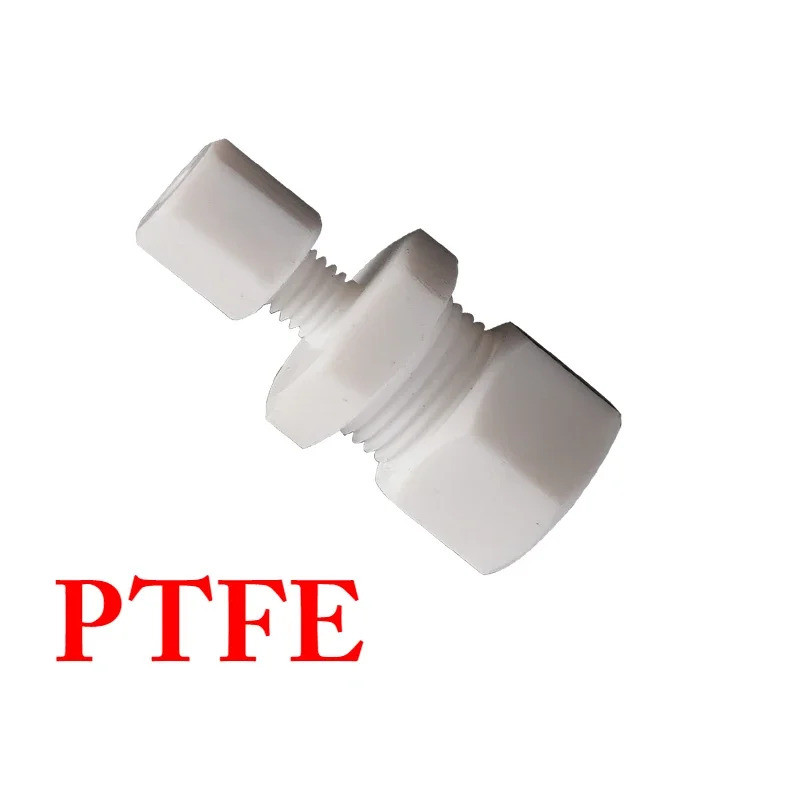 PTFE Tube Reducer Connector 2-24mm 1/16''-1'' OD Compression Union ...