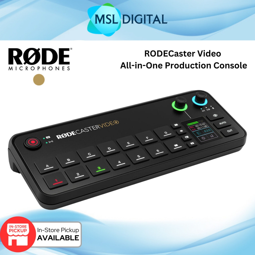 RODE RODECaster Video All-in-One Production Console | Shopee Malaysia