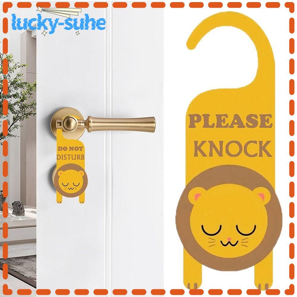LUCKY-SUHE Cleaning Label, Double Sided Please Do Not Disturb Door Sign ...