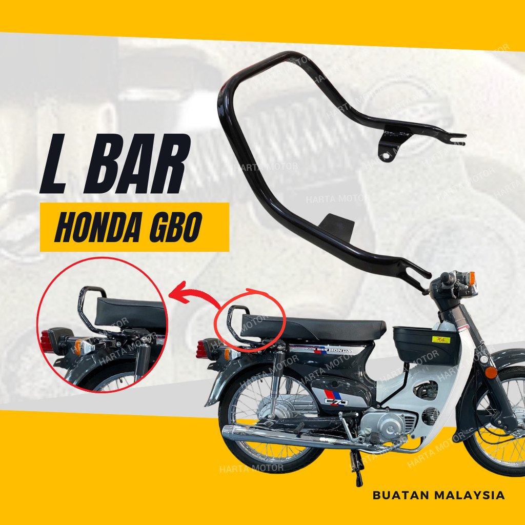 GBO L BAR - HONDA GBO FIRST MODEL HANDLE SEAT BAR SPOILER L-BAR REAR ...